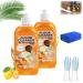 Probablei Multi-Purpose Floor Cleaner Multi-Purpose Floor Cleaner Powerful Decontamination Floor Cleaner Restore Shine To Hardwood Floors for Wood Floors Ceramic Tiles Marble (2pcs)