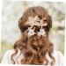 PLAFOPE 1 Set Leaves and Flowers Hair Comb Hair Comb Clip Girl Headpieces for Wedding Decorative Hair Combs Hair Accessories for Women Headpiece for Wedding Decoration Bridal Headpiece - Buy Online on GoSupps.com