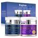 Ragkun Retinol Neck & Face Dual-Action Set Collagen & Hyaluronic Acid Firming Neck Cream Anti-Aging Day & Night Moisturizer Instant Face Lift Wrinkle Creams for Women & Men 2-Pack