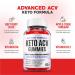 ACV Fast Formula Keto Gummies (2 Pack) - Vegan Weight Loss Supplement with Apple Cider Vinegar, Vitamin B12 & B6 - 120 Gummies - Buy Online on GoSupps.com
