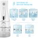H2ofloss Cordless Water Flosser - 5 Modes Oral Irrigator for Home/Travel, IPX7 Waterproof, USB Rechargeable - White - Buy Online on GoSupps.com
