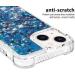 Tivenfezk Nadoli Glitzer Treisand Shell for iPhone 15 Plus | Shockproof Transparent TPU Bumper Case | International Shipping Available - Buy Online on GoSupps.com
