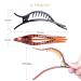 RC ROCHE ORNAMENT 6 Pcs Womens Thin Curved Eyelet Hair Clips - No Slip Grip Beauty Accessory in Clear Brown and Black - Pack of 6 - Buy Online on GoSupps.com