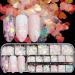 Glittering Nail Art Flakes - 2 Boxes of 24 Grids in Heart Star & Holographic Moon Shapes for Crafting & Nail Designs - International Shipping Available - Buy Online on GoSupps.com