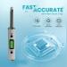 Dipwand Surface Temperature Reader | Portable Thermometer with Long Probe Sensor, RGB Backlight LCD Screen White - Buy Online on GoSupps.com