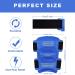 Lakuras 2 Pack Gel Ice Packs for Shin Splints Pain Relief - Reusable Hot and Cold Compress for Yoga, Hiking, Running, Walking - Buy Online on GoSupps.com