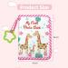 Baby Personalised Memory Album - Cute Koala Design | Record First Keepsake for Newborns | Safe Soft Fabric | Green Giraffe (Green) - Buy Online on GoSupps.com