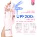 Saviland UV Gloves for Gel Nails - UPF200+ Professional UV Protection Fingerless Gloves for Manicures - Anti UVA & UVB - Light Pink - Buy Online on GoSupps.com