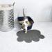ExeQianming Pet Mat - Claw Shape Feeding Mat for Dogs | 30x37 cm Gray | Ideal for Drinking & Eating - International Shipping Available - Buy Online on GoSupps.com