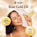 Rose Gold Oil 15ml | 24K Gold Infused 100% Organic Face Oil | Premium Skincare - Buy Online on GoSupps.com