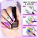 MIZHSE Marble Gel Nail Polish - 12 Colors Blooming Ink Watercolor Magic Blossom Nail Polish 7ml Blue - Perfect for Nail Salon or Home DIY - Buy Online on GoSupps.com