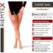 RIEMTEX Compression Stockings Class 1 CCL1 - Support Stockings for Men & Women | Closed Tip | Black & Beige | Classic Series 7111 | Size 3 - Buy Online on GoSupps.com