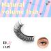 Russian D Curl Fluffy Wispy False Eyelashes - 10 Pairs Reusable 3D Faux Mink Lashes for a Natural Look | SJ27 - Buy Online on GoSupps.com