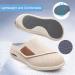 Diabetic Shoes for Elderly - Adjustable Wide Comfort Shoes for Swollen Feet Non-Slip Outdoor Walking Shoes in Dark Blue - Buy Online on GoSupps.com