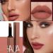 Buy 6 Colors Red Silky Velvet Matte Lipstick | Waterproof & Long-Lasting | Infused with Vitamin E | 24-Hour Smudge-Proof Makeup Gift for Women - Buy Online on GoSupps.com