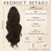 Hair Extension Long Curly Wavy Ponytail - 16'' Chestnut Mix Chocolate Brown - Synthetic Clip-in Hairpiece for Women - Ideal for Daily Use and Parties - Buy Online on GoSupps.com