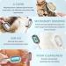 4-in-1 Self-Cleaning Cat Hair Brush - Universal Animal Knot Remover with Water Tank & Wet Wipes | 2 Pieces Pet Care Comb - Buy Online on GoSupps.com