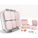 UNI-AOSA Travel Pill Organizer - 10 Compartments, Pink, Moisture & Water Proof, BPA-Free - Buy Online on GoSupps.com
