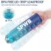 SPWB 1L Leak-Proof Sports Bottle | BPA-Free Tritan Water Bottle with Filter & Time Marking | Ideal for Cycling Fitness Hiking Camping & School - Blue Waves - Buy Online on GoSupps.com