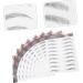 Housoutil 9 Sheets Imitation Eco Eyebrow Sticker 6d Hair-like Eyebrows Stickers Modeling Transfer Stickers 4d 21.5X14.5cm Black - Buy Online on GoSupps.com