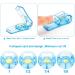 Qeedee Pill Slicer 2 Pack Pill Cutter for Small or Large Pills Tablet Splitter Portable Pill Splitter for Vitamins or Pills Cutting Blue and Black Black&blue - Buy Online on GoSupps.com