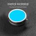 Light Blue Portable Metal Pill Box - Round Mini 3-Compartment Design for Travel - Ideal for Small Pills - Buy Online on GoSupps.com