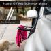 Malo'o Portable Drying Rack for Wetsuits & Gear | Camping, Fishing, Scuba | Heavy Duty Hangers with 2 Bars | Hangs Off Side Mirror - Black - Buy Online on GoSupps.com