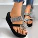 Buy XTZYGLFD Women's Orthopedic Sandals - Casual Slope Heel Bohemian Silver Flip Flops - Comfortable Beach Footwear Size 5 UK - Buy Online on GoSupps.com