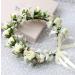 Brikuinr Boho Flower Wreath - White Hair Garland & Headband for Weddings & Parties - Buy Online on GoSupps.com
