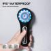Rechargeable Face Scrubber Exfoliator - Waterproof Facial Cleansing Brush with 5 Brush Heads | Electric Spin Brush for Deep Cleansing & Massage - Black & Gold - Buy Online on GoSupps.com