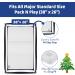 Foambesty Tri-fold Portable Pack n Play Mattress Pad (38''x26'') - Dual Sided Baby Playard Foam Pad for Christmas Gifts - Buy Online on GoSupps.com