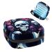 Anna Cowper Colorful Funny Skull Sanitary Napkin Storage Bag Feminine Menstrual Cup Pouches Nursing Pad Holder Tampon Bags Portable Period Bag for Women Teen Girls 1Pcs Multi-colored 16