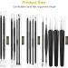 Pimple Popper Tool Kit - 15 PCS Professional Stainless Steel Blackhead Remover Set for Acne Removal - Includes Metal Case - Black - Buy Online on GoSupps.com