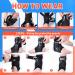 Dual Protective Ankle Brace for Plantar Fasciitis & Sprained Ankle Relief - Breathable Cooling Stabilizer for Men & Women - Medium Black | Volleyball & Basketball Support - Buy Online on GoSupps.com