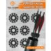 THREE ARCHERS 8Pcs EVA Foam Arrow Pack - Archery Protective Rack for Outdoor Hunting & Targeting - Buy Online on GoSupps.com
