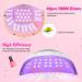 UV Nail Lamp 268W UV Lamps for Gel Nails with 4 Timer Setting/Large LCD Touch Screen Fast Curing Lamp Nail Dryer for Toenail Home Salon white&black - Buy Online on GoSupps.com