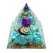 ycyingcheng Moonstone Crystal Orgone Pyramid Ogan Crystal Energy Tower Nature Reiki Chakra Crushed Stone Jewelry Flower of Life Pyramid Ogan Crystal Energy Tower Nature Reiki Chakra Crushed Stone Z