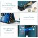 Soonic Leather Protective Cover for Samsung Galaxy A54 5G - Magnetic Wallet with Card Compartment & Zipper Blue - Buy Online on GoSupps.com