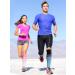 Shop Geyoga 15-25 mmHg Open Toe Compression Socks - Toeless Calf Support for Men & Women | Large Size 2 Pairs - Pink White & Blue Black - Buy Online on GoSupps.com