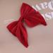 Inilbran Boho Bow Hair Clips Satin Bow Hair Barrettes Silky Hair Clip Barrette Vintage Bowknot Hair Accessory Satin Ribbon Bowknot Clip Headpiece for Women and Girls Headdress (Red) - Buy Online on GoSupps.com
