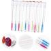 Healvian 10pcs Mascara Wand Tube Refillable Tubes Lipgloss Makeup Tool Kits Refillable Mascara Tube Plastic - Buy Online on GoSupps.com