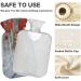Cat Skier Hot Water Bottle - 2 Litre Fleece Cover for Hot & Cold Compress - Lollipop Forest Design - International Shipping - Buy Online on GoSupps.com