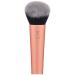 Real Techniques InstaPop Face Brush - Streak-Free Coverage for Liquid, Cream & Powder Makeup - Orange Synthetic Bristles - 1 Count - Buy Online on GoSupps.com