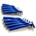 Shaving Sample Set 21 Razors: 5 Blue 5 Pink 10 Black Twin Blade & Six-Blade Boa Razor International Shipping Available - Buy Online on GoSupps.com