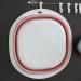 Foldable Wash Basin | Face Wash Basin Foldable Dish Tub for Camping Portable Washing Basin Space Saving Hangable Washtub Pink Medium - Buy Online on GoSupps.com
