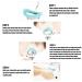 Silicone Eye Wash Cup for Accurate Cleaning - Blue | Manual Air Pressure Cleaner Kit for Visual Fatigue & Makeup Residue - Buy Online on GoSupps.com