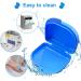 Buy Euppsiiu 3-Piece Braces & Denture Protection Box Set - Tooth Rail Case Prosthesis Container in White Blue Pink - Ideal for Dentures & Braces - Buy Online on GoSupps.com