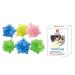 iSuperb Colorful Laundry Ball Washing Ball Set of 6 6 Pack Washing Ball