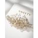 SWEETV Rhinestone Wedding Hair Comb - Handmade Bridal Hair Clip for Women in Gold - Buy Online on GoSupps.com