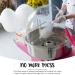 Baking Beauty and Beyond Premium Floss Sugar for Cotton Candy - 400g Plain White Floss Sugar with Natural Ingredients for All Occasions - Buy Online on GoSupps.com